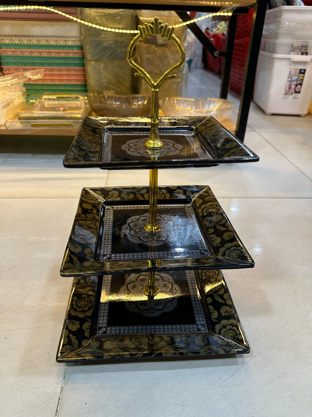 3-Tier Decorative Dessert Cupcake Stand Tray